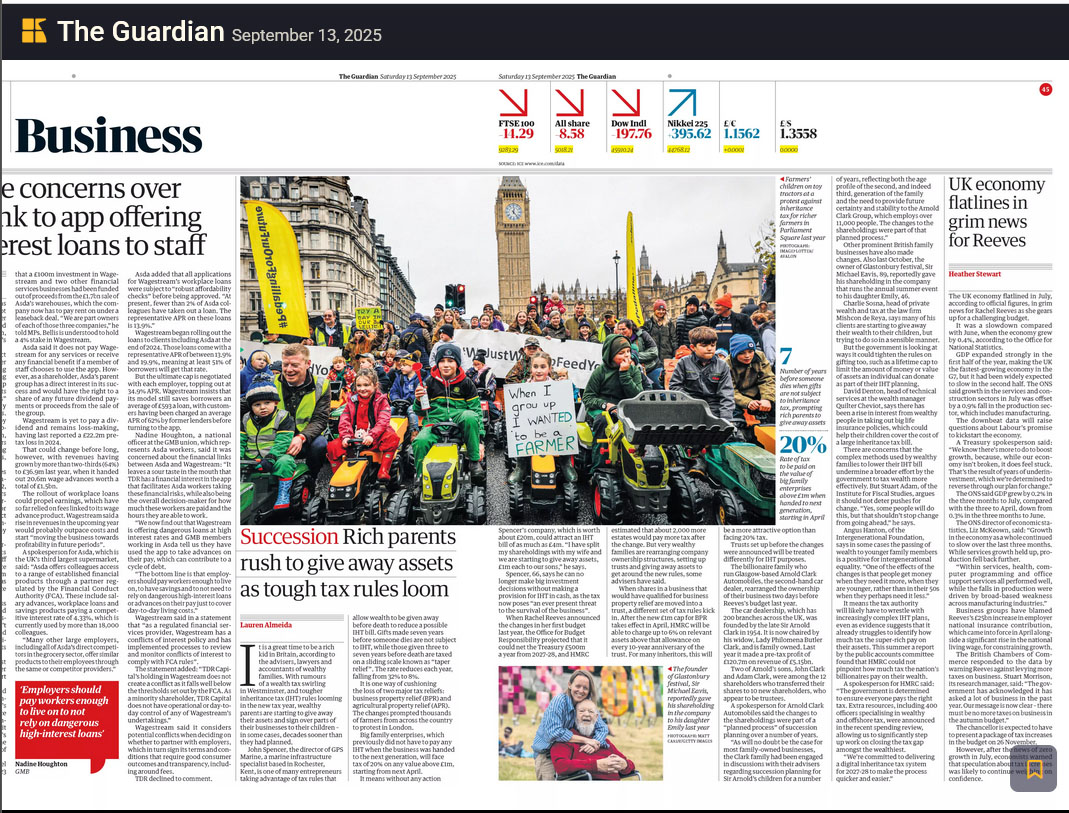 The Guardian 13 September 2025