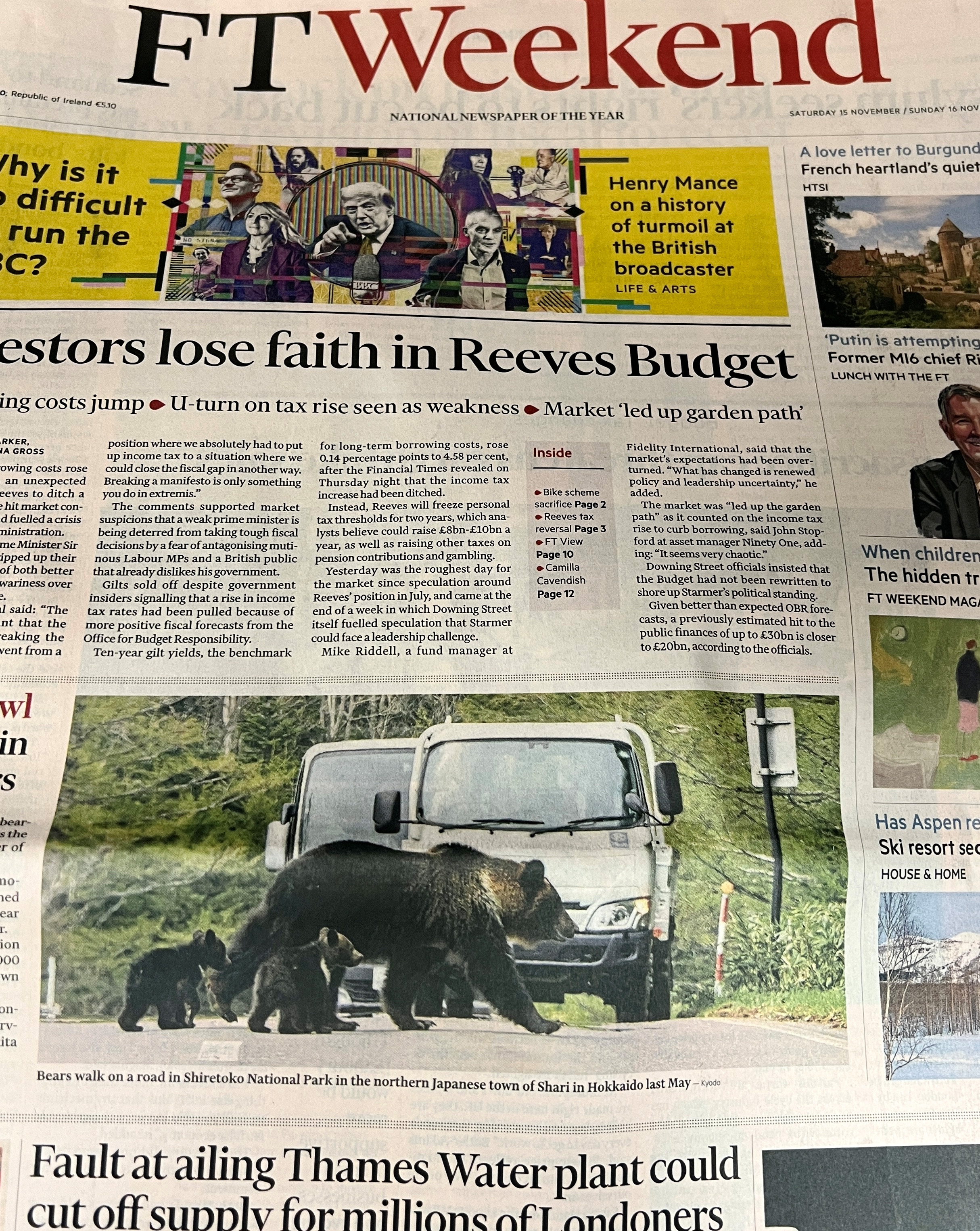 FT Weekend 16 November 2025