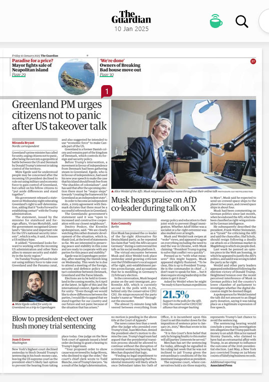 The Guardian 10 Jan 2025