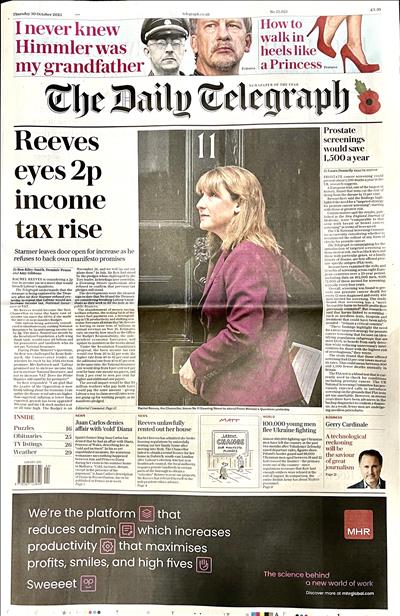 Daily Telegraph 30.10.20255