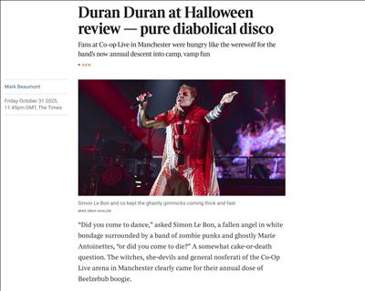 The Times 31 October 2025