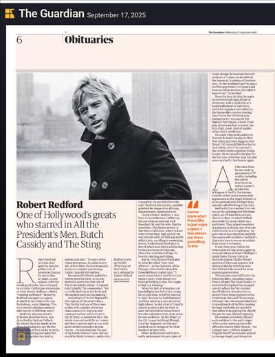 Guardian 17 September 2025
