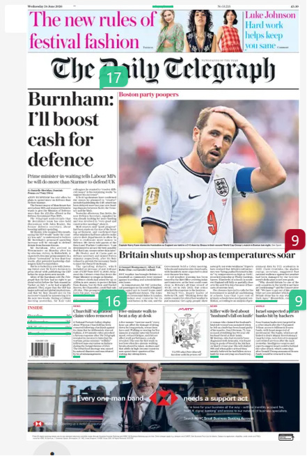The Diarly Telegraph June