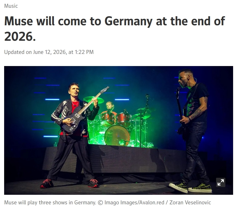 Muse - 15 June 2026