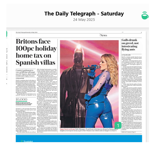 The Telegraph 24 May 2025