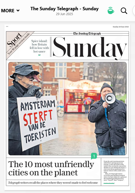 Sunday Telegraph 29 June 2025