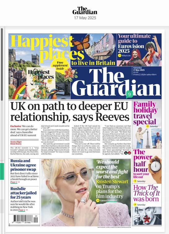 The Guardian – 17 May 2025 