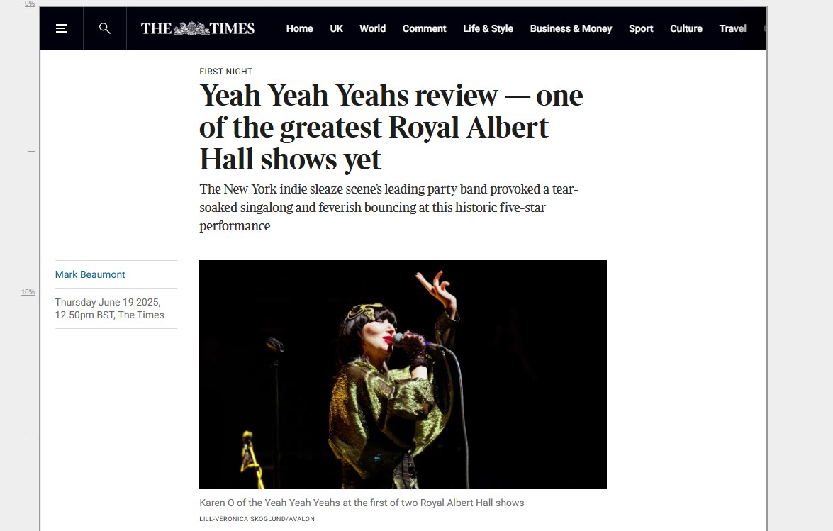 The Times 20 June 2025