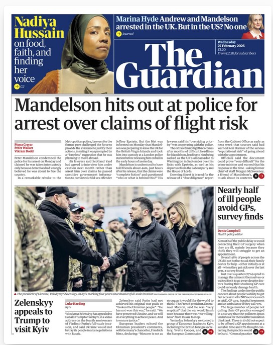 The Guardian 25 February 2026