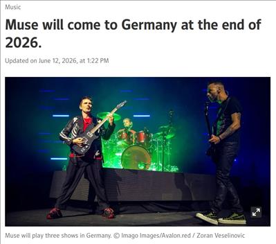 Muse - 15 June 2026