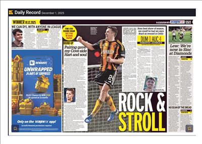 Daily Record 1 December 2025